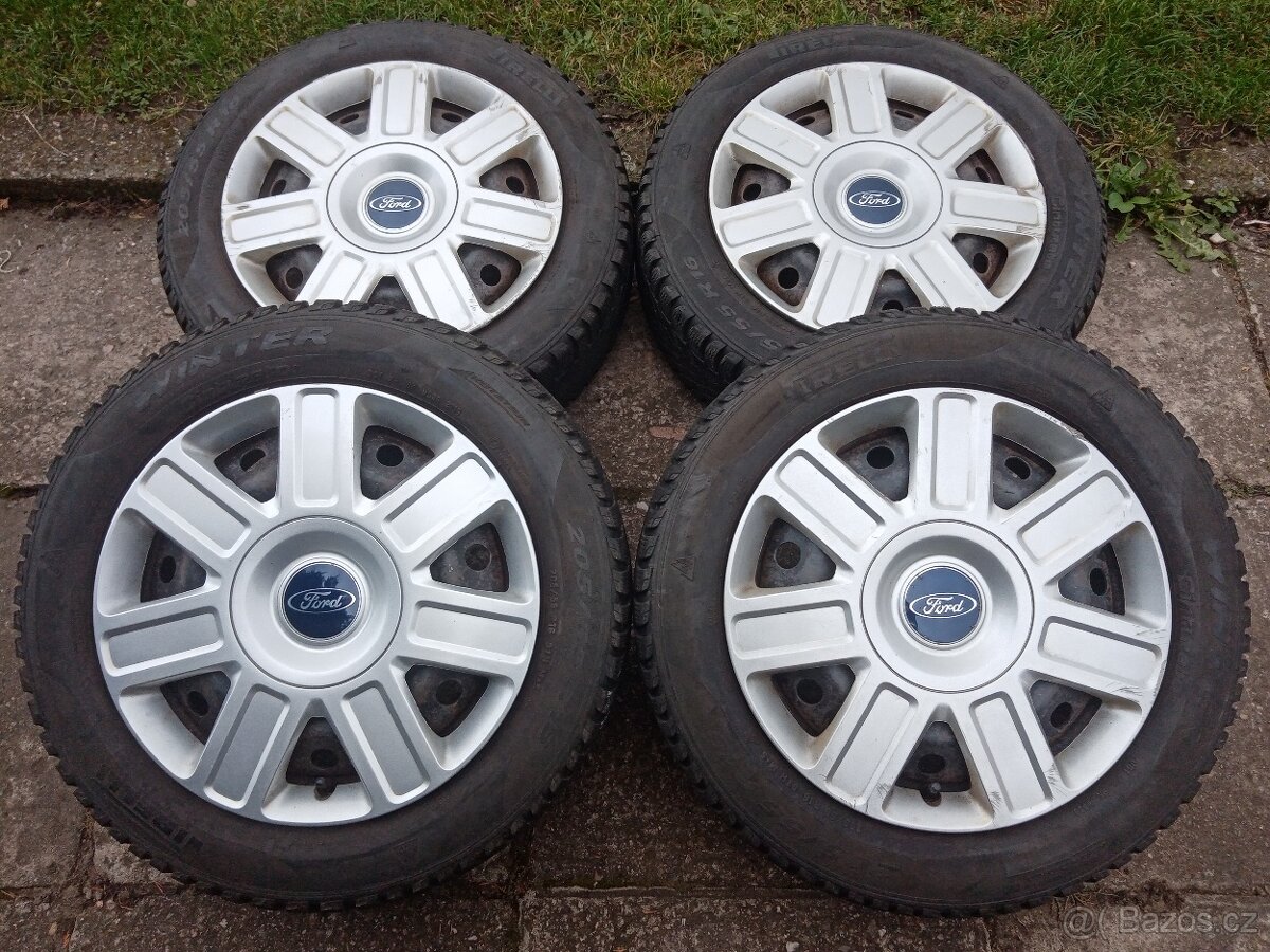 Zimní kola 16ky 5x108 pneu 95% FORD VOLVO RENAULT - dobírka