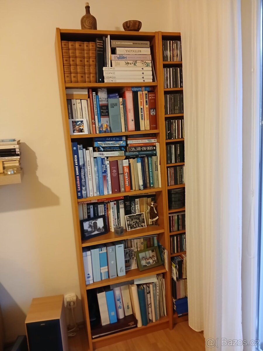 2 Knihovny + CD regál