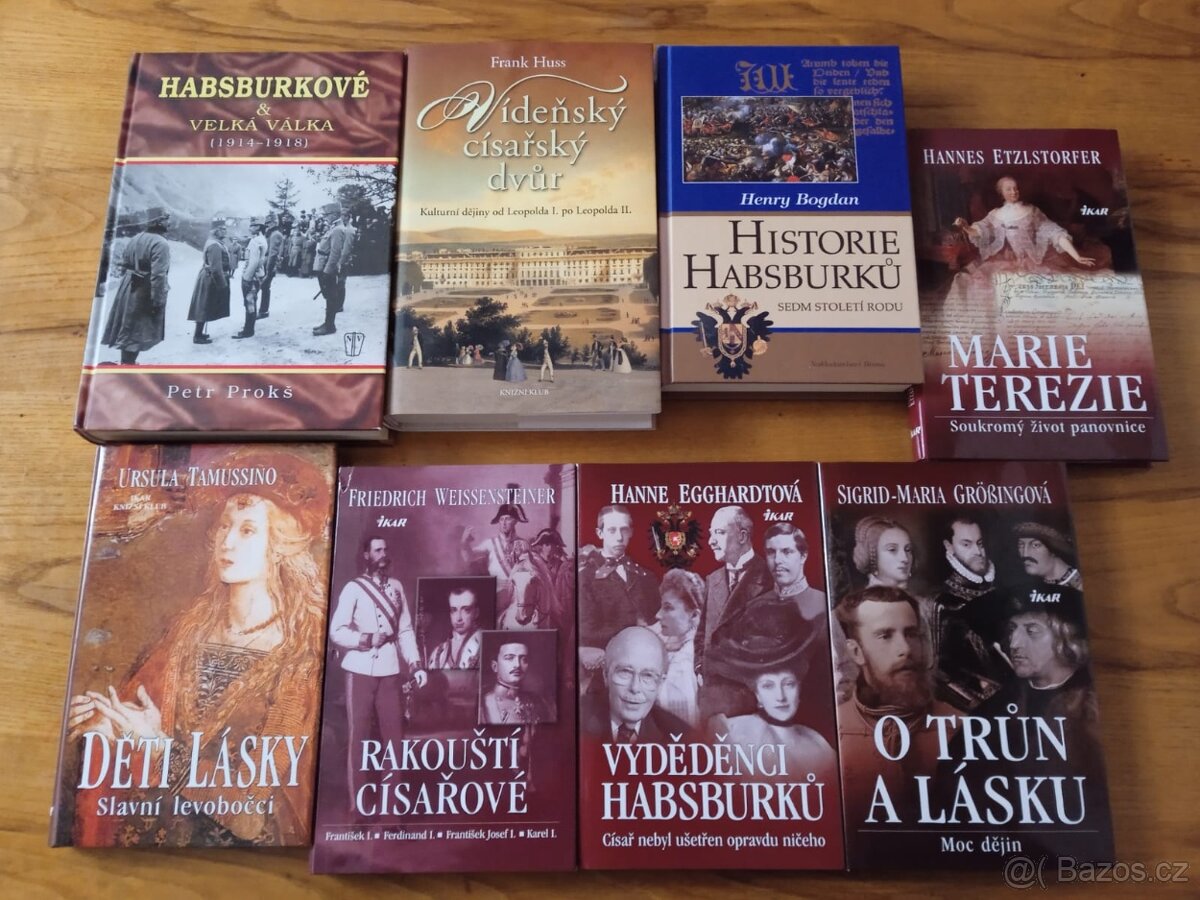 Historické knihy o rodu Habsburků