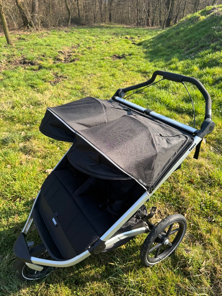 TOP Thule sourozenecký (dvojkočárek) Urban Glide 2, black