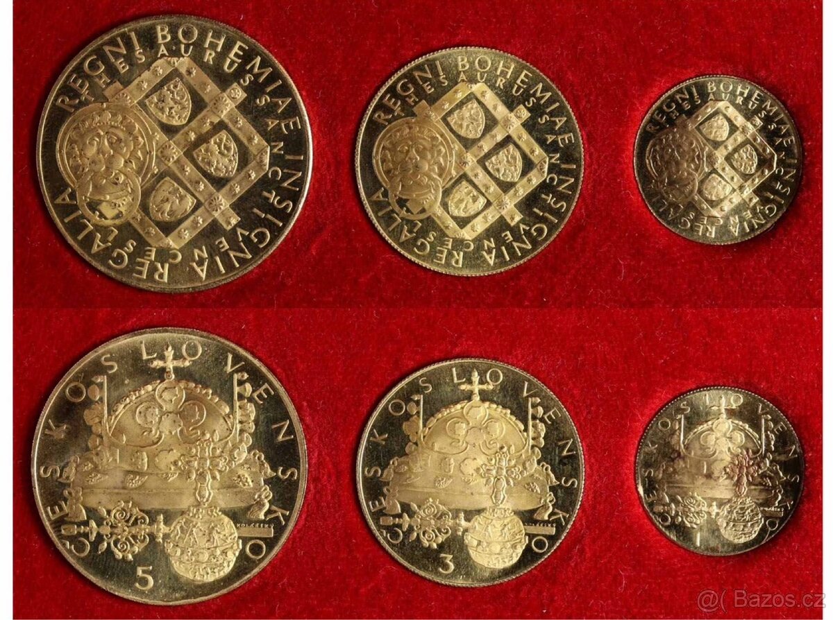 Zlatá sada ARTIA – Korunovační klenoty (1972) RR