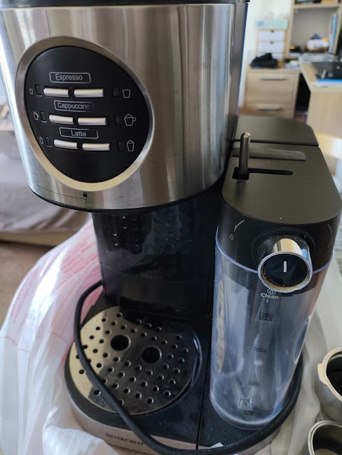 Espresso kávovar Silvercrest