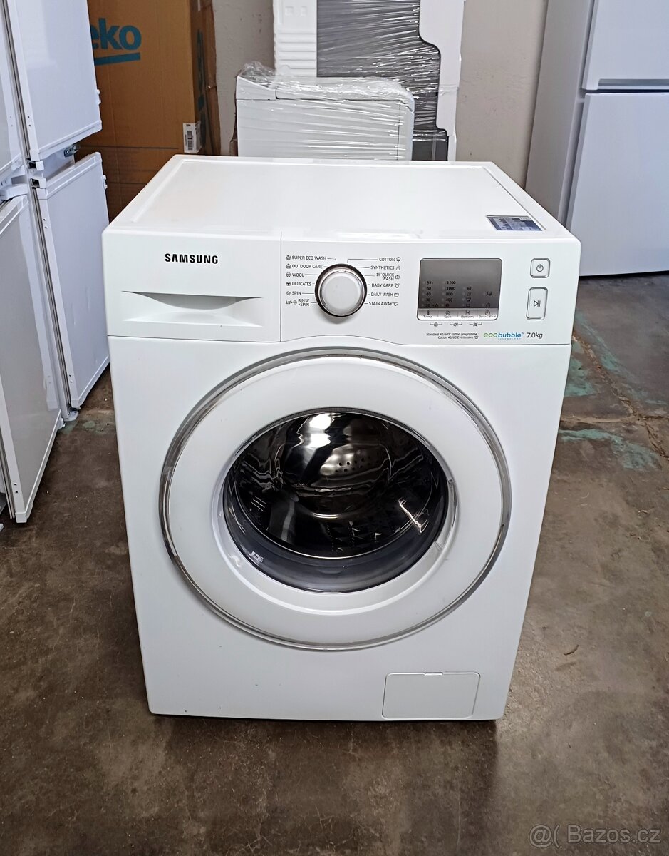Pračka Samsung A+++ 7 kg, 1200 ot. WF70F5EDW2W Záruka na od