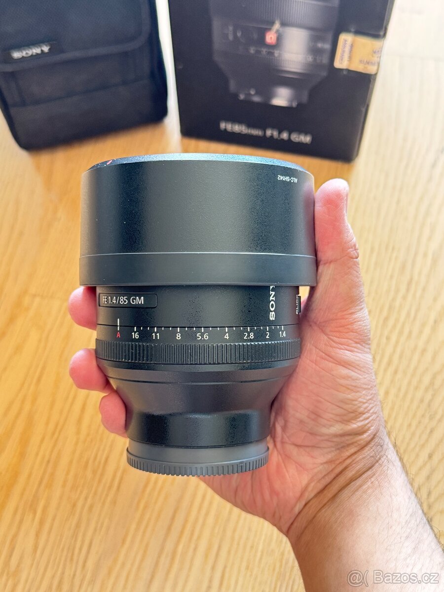 Prodám objektiv Sony FE 85mm f1.4 GM