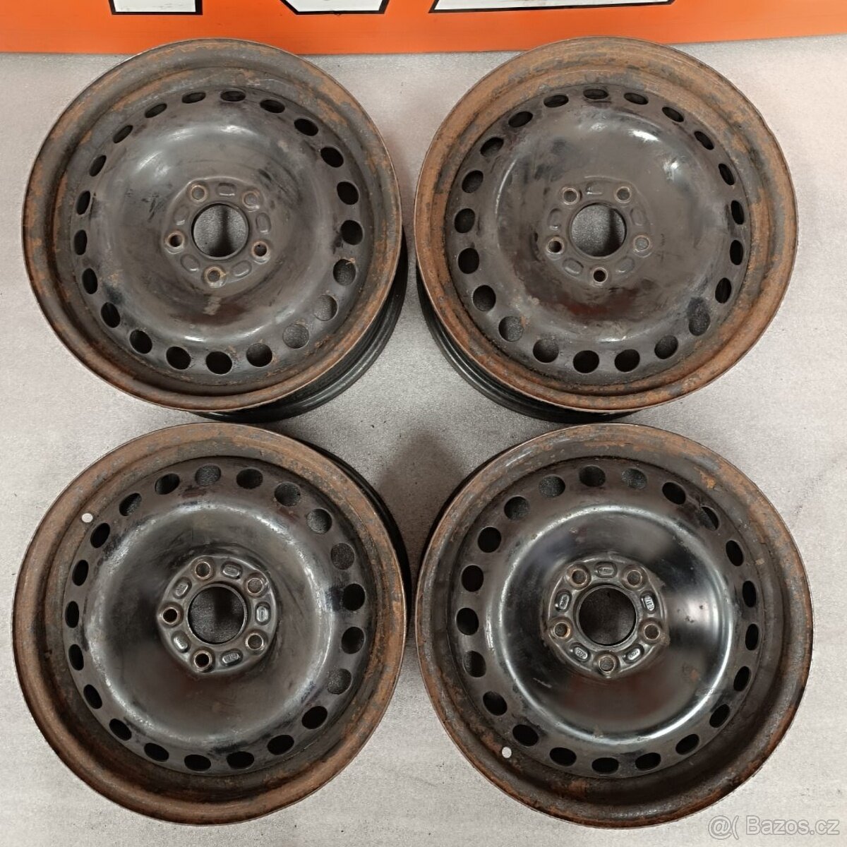 Ocelové disky Ford, Volvo 6,5Jx16'', 5x108, ET52,5