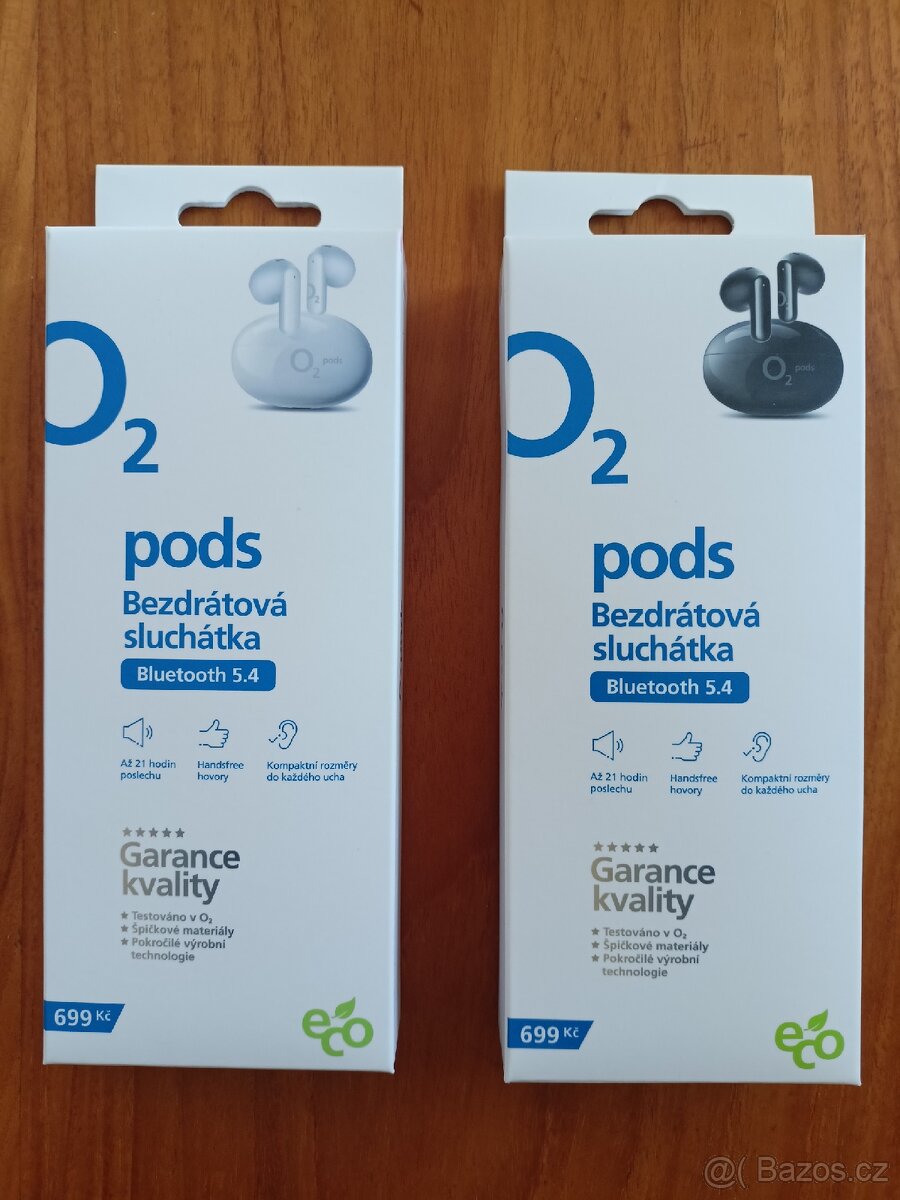 Nové,nerozbalene O2 pods