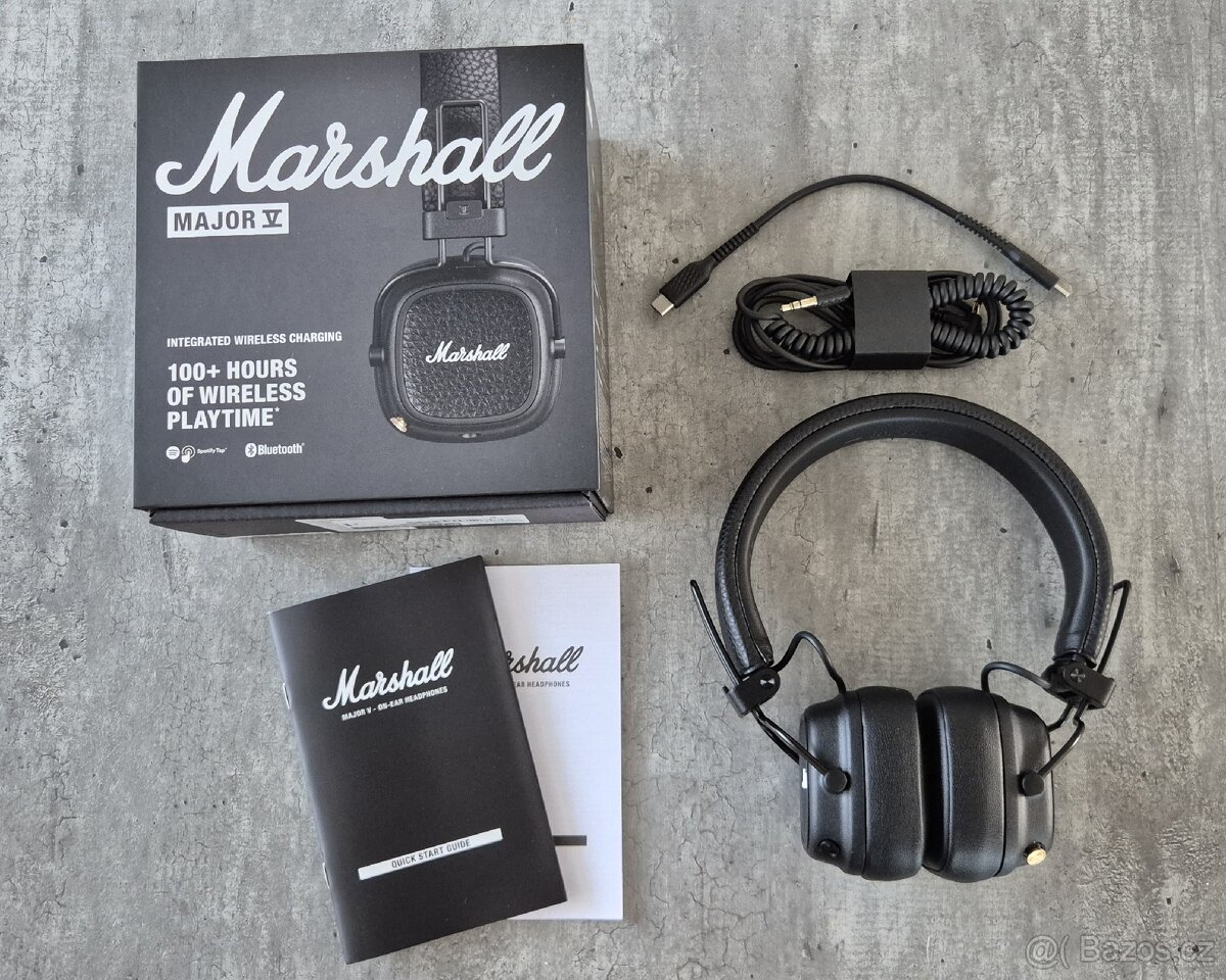 Marshall Major V Black (záruka do 18.10.2026)