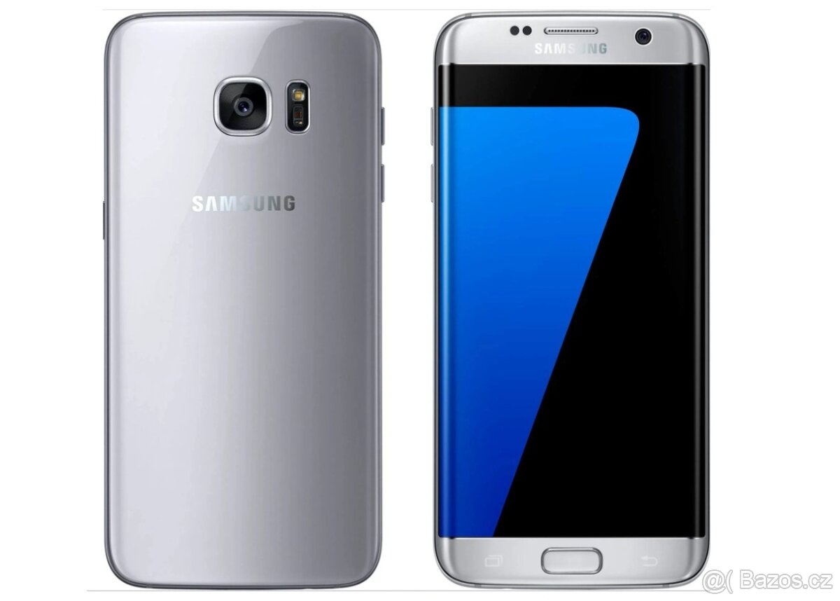 prodám nový, elegantní, telefon Samsung S7 Edge (stříbrný)