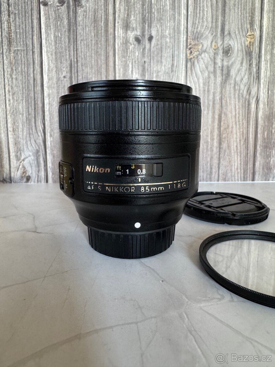 Nikon 85 mm f/1,8 AF-S G objektiv