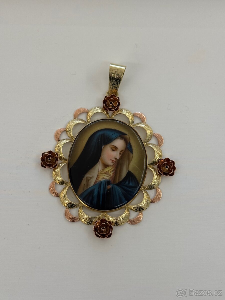 Zlatá madonka - 44,44g 14K