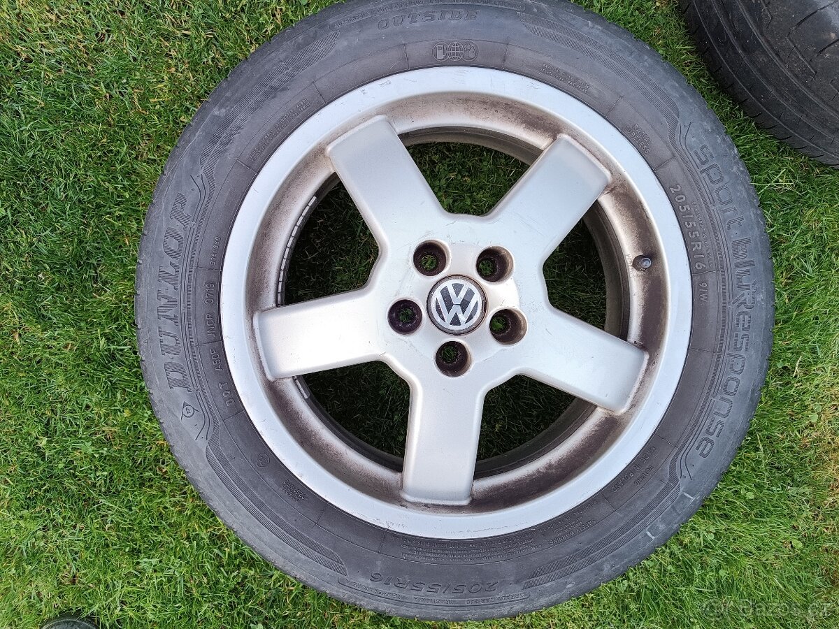 Alu disky 16" – 5x100 z VW Golf IV