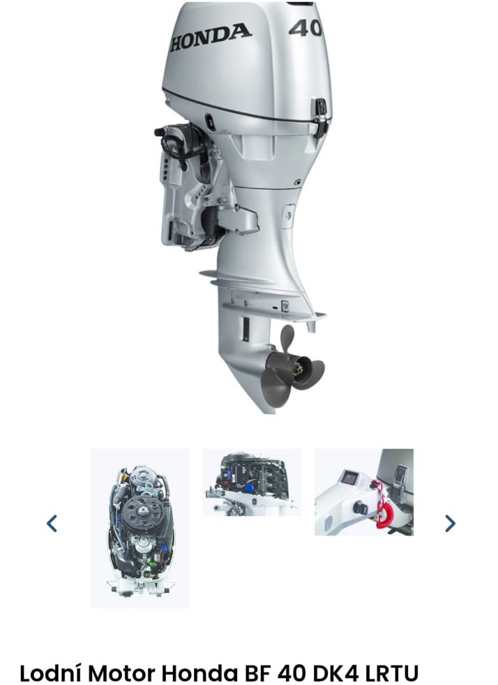 Prodám lodní motor Honda BF 40