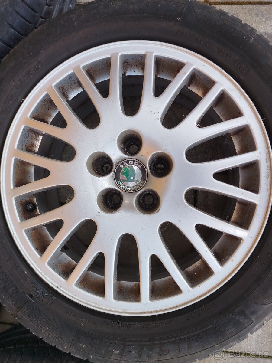 Orig ALU kola škoda 6.5Jx16 205/55 R16