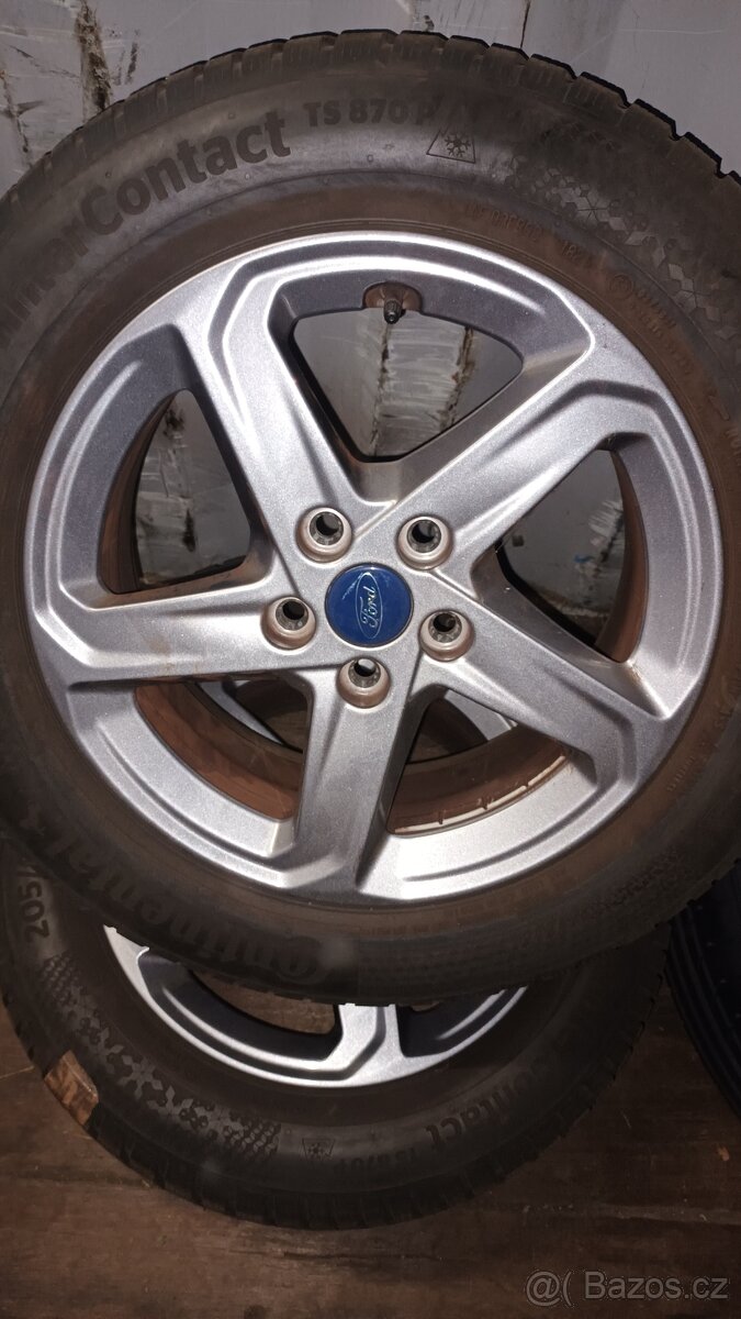 Ford Focus 205/60 r16 originální disky Continental ts870 6_7