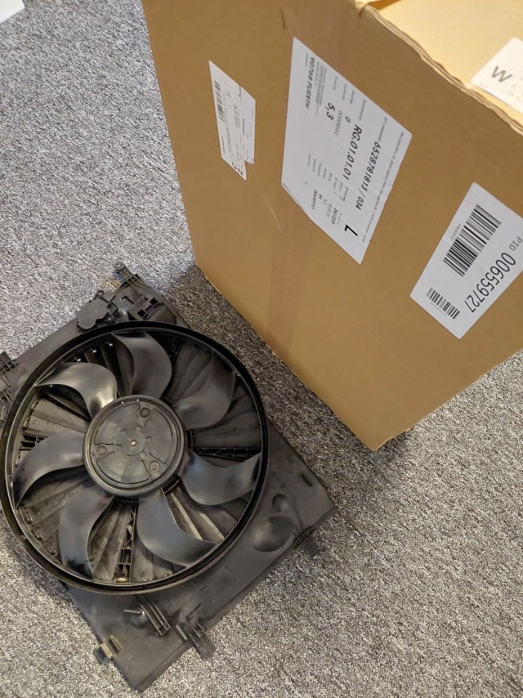 Ventilátor chlazení motoru Mercedes třídy C W205 a GLC X253.