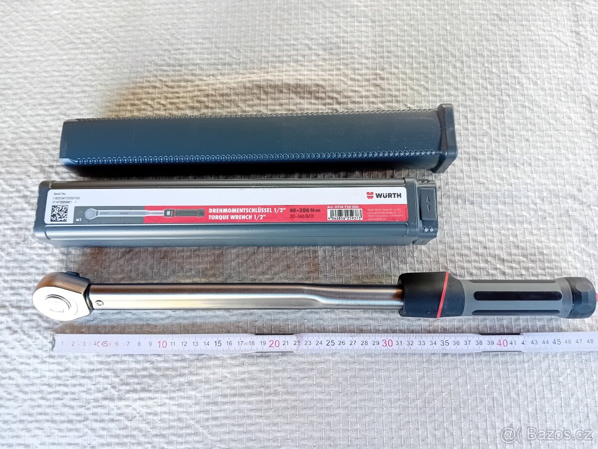 Momentový klíč Würth 40-200N.m