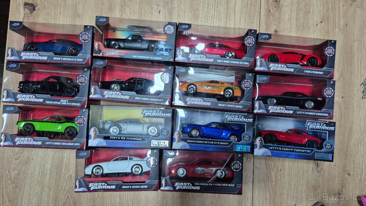 Modely 1:32 rychle a zběsile