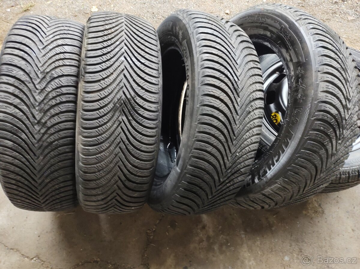 205/60 r16 m+s zimní MICHELIN ALPIN 6mm - 4ks