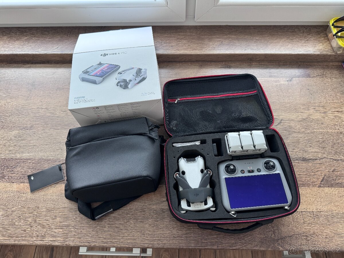 DJI Mini 4 Pro Fly More Combo TOP v záruce ( 500m )
