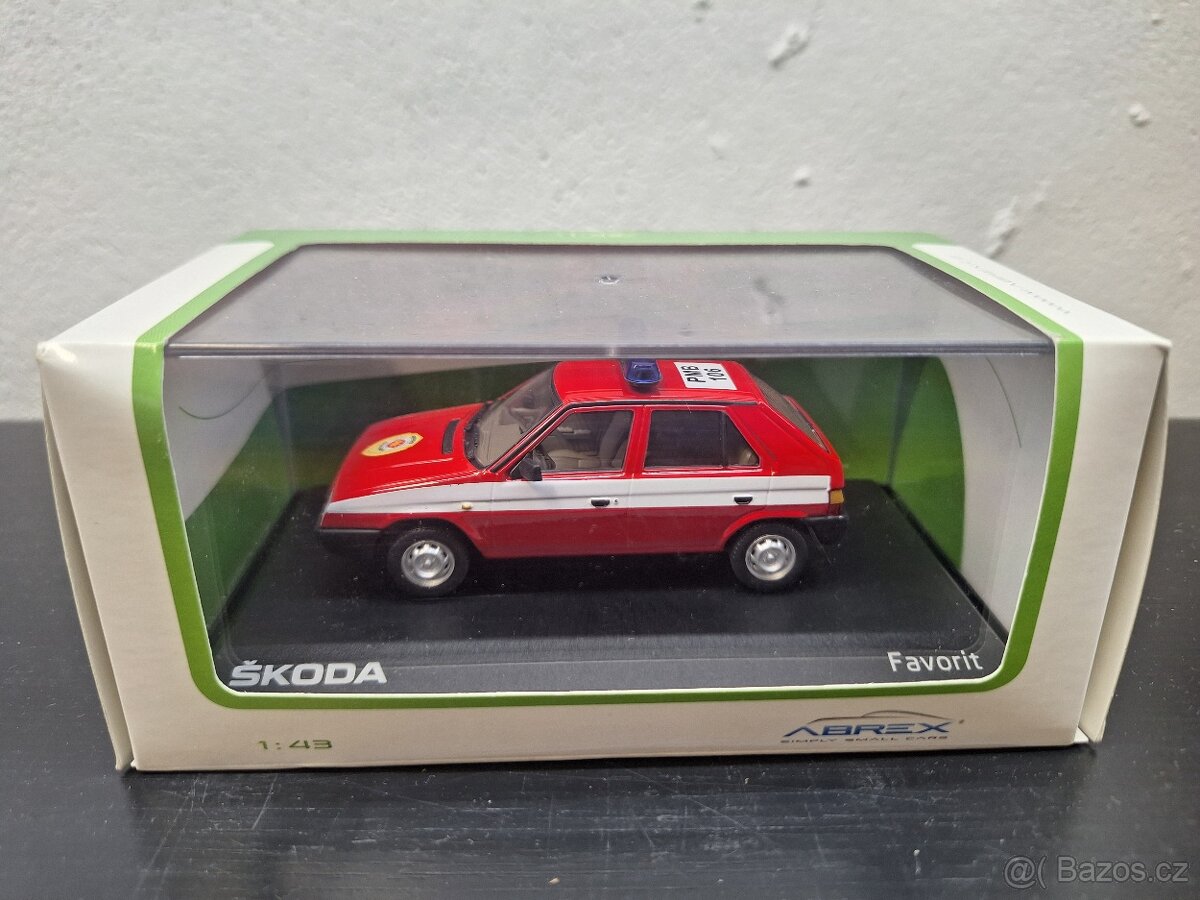 Modely Škoda značky Abrex a Kaden 1:43