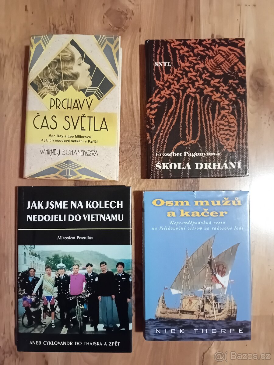 Cestopisy, ruční práce, román-životní příběh o fotografech