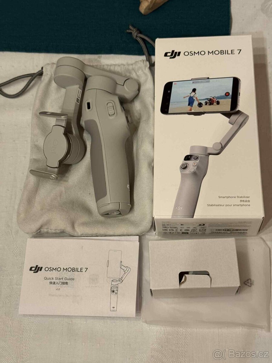 DJI Osmo Mobile 7 – výborný stav, jako nový