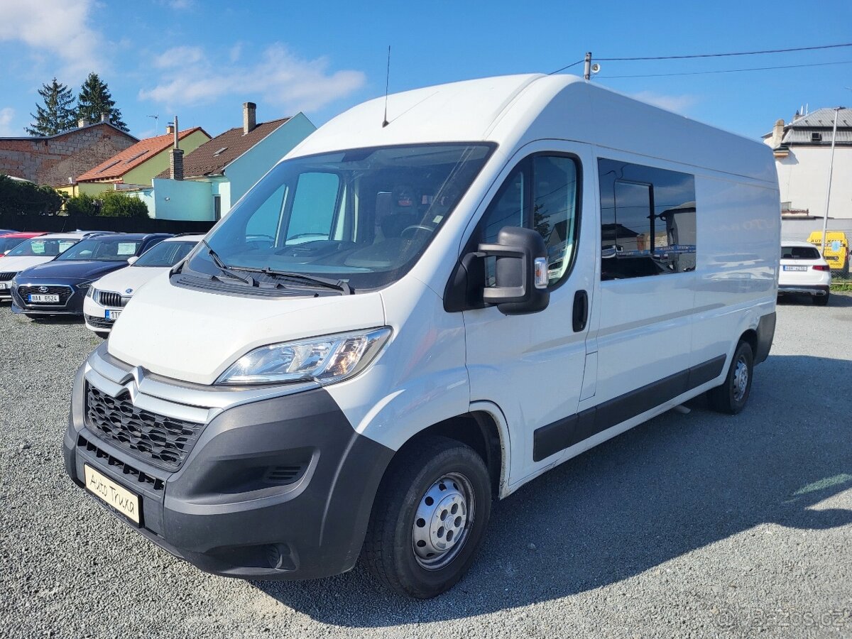 CITROËN Jumper L3H2 2.0 BlueHDi 130k 6-míst - ČR - 1.majitel