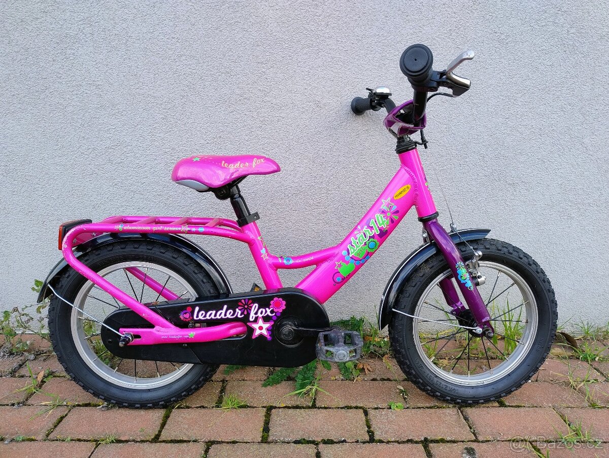 Dětské kolo Leader Fox Star 14", po celkovém servise