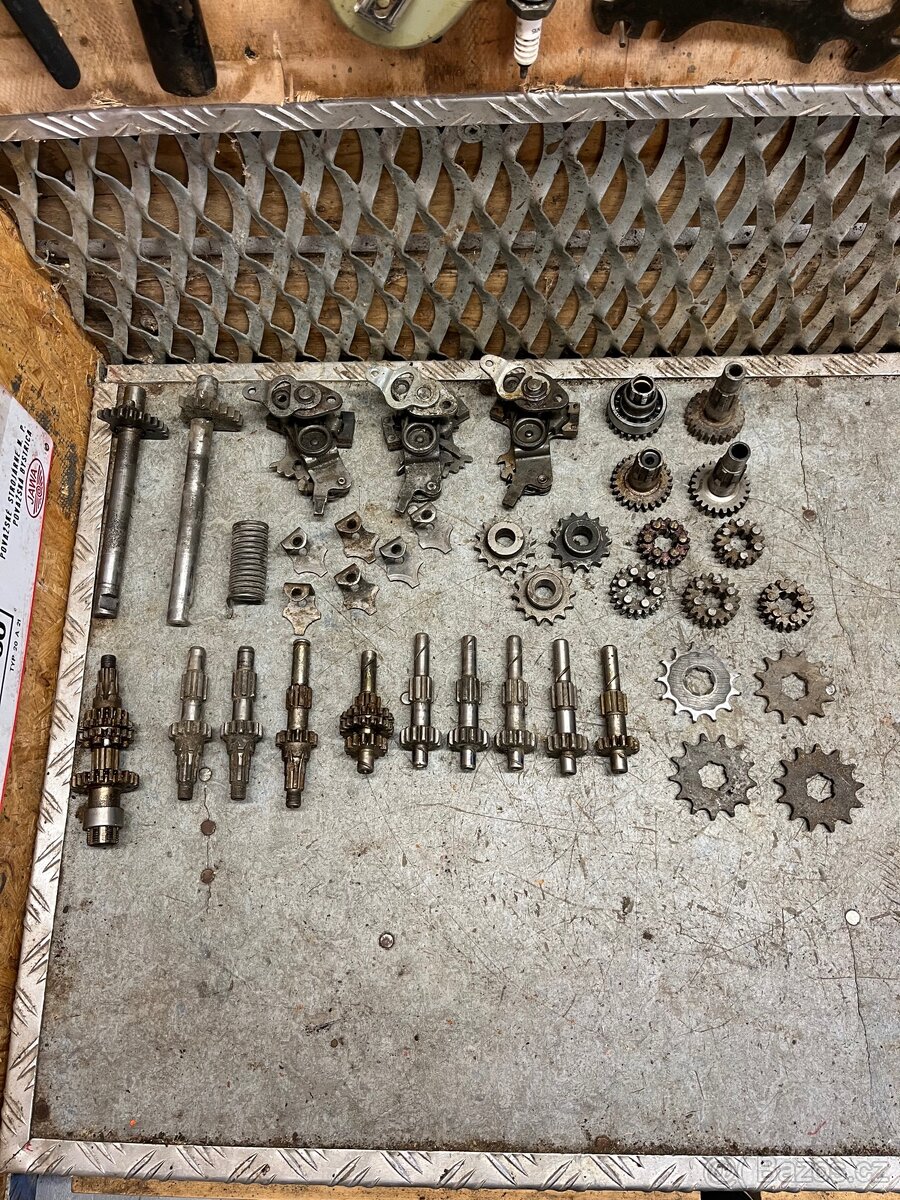 Díly do převodovky Jawa pionýr/mustang