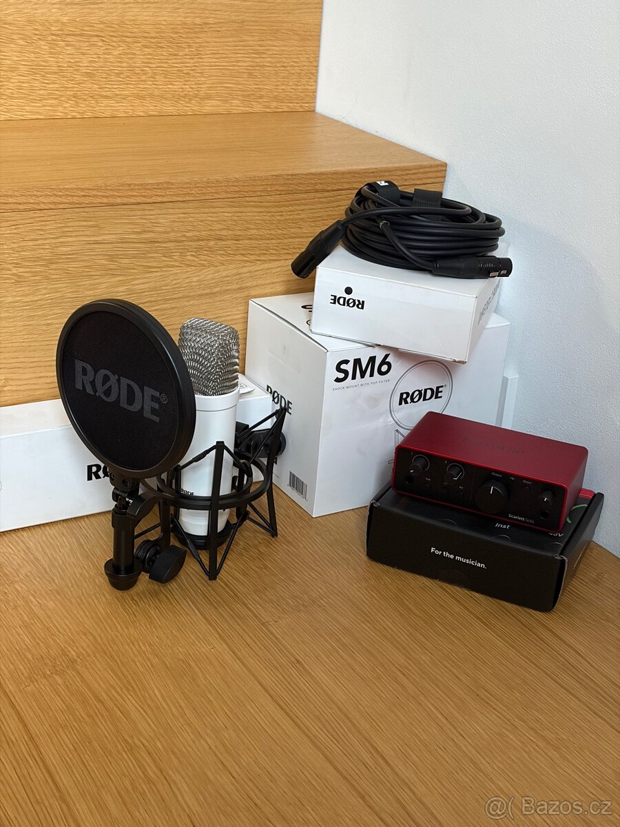 Kompletní nové studiové vybavení