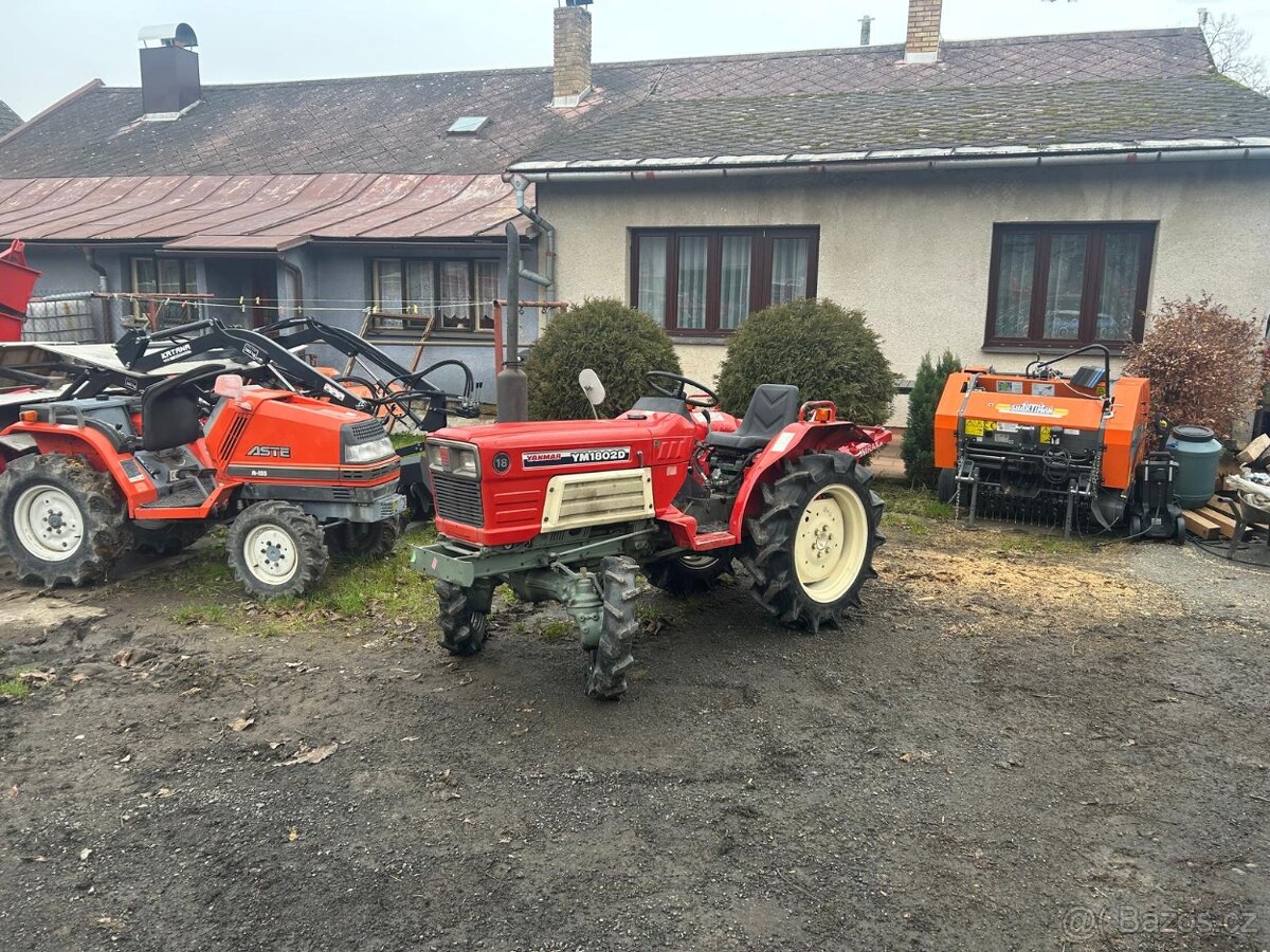 Malotraktor Yanmar + jednoradličný pluh