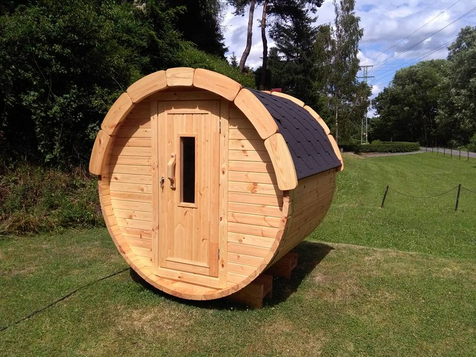 Sauna Marivox, venkovní finská sauna, zahradní sauna