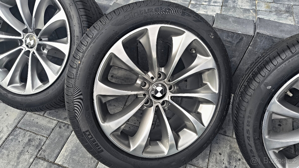 18 originál BMW 5 F10/F11 ☀️ Pirelli 245/45 R18 TMPS