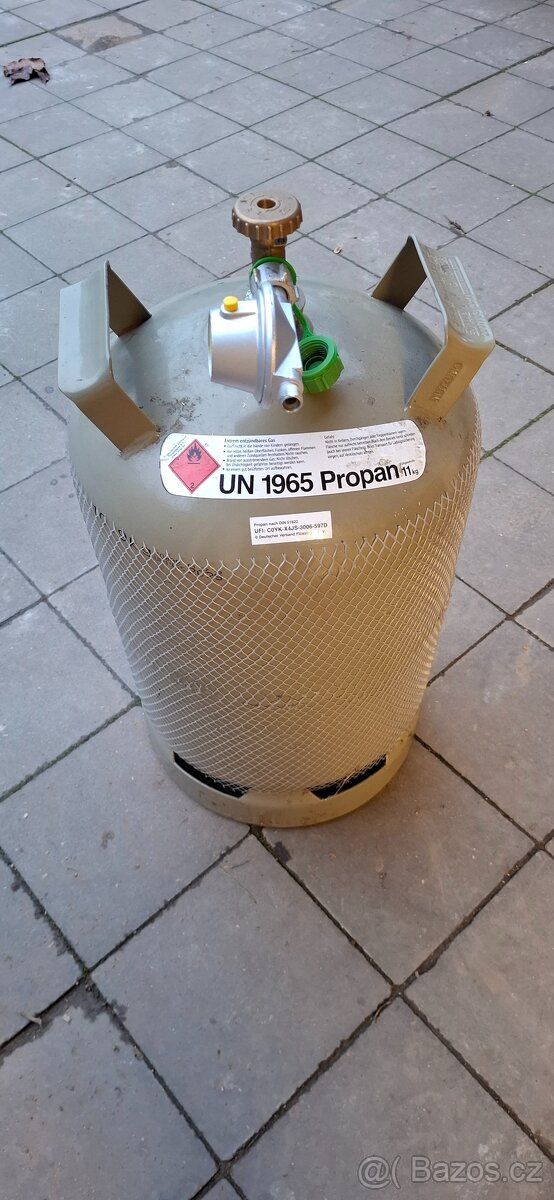 Plynová bomba 11kg + redukční ventil