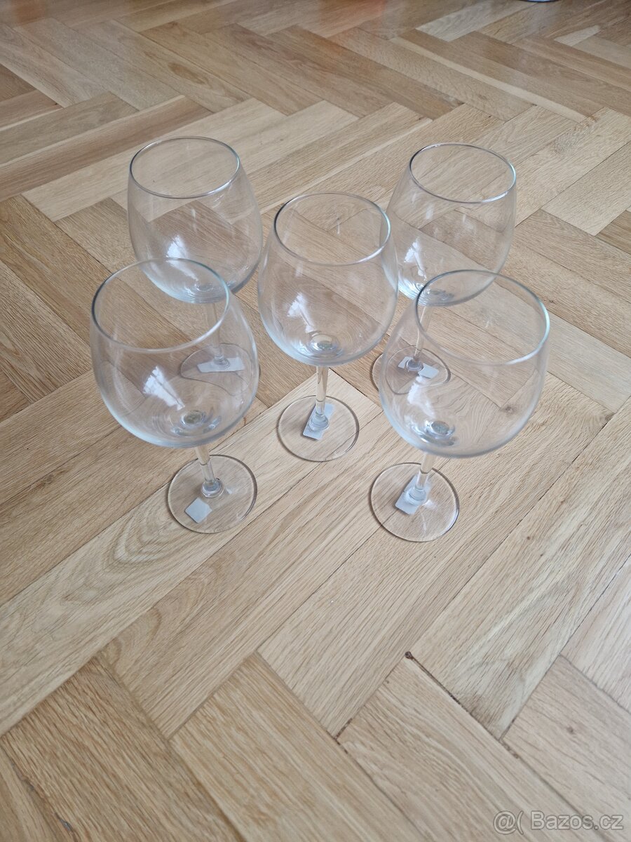 Sklenice na víno 5ks