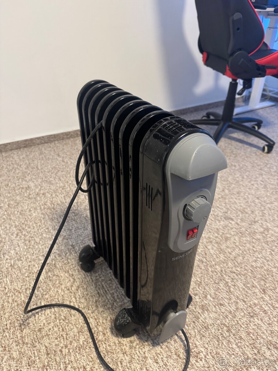 Olejový elektrický radiátor 2000W