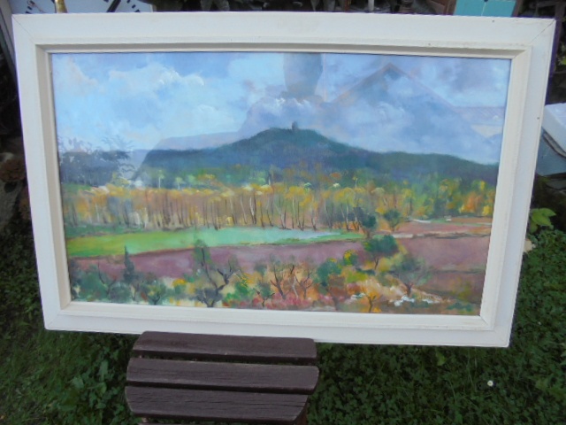 OBRAZ OLEJ NA KARTONU-J.SZSTACHO