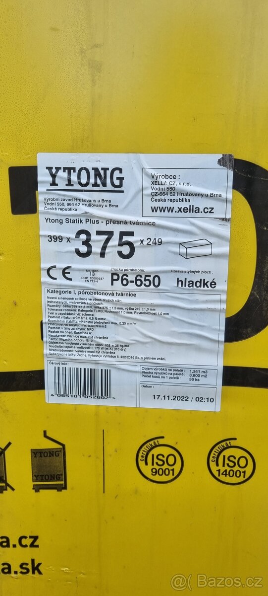 Ytong Statik Plus P6-650