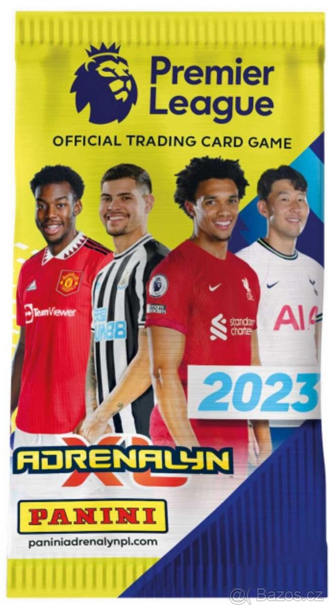 Akcia 10+1 GRATIS PREMIER LEAGUE 2023 Adrenalyn XL balíček