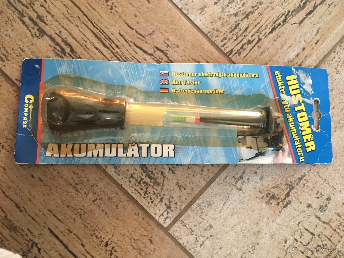 Hustoměr elektrolytu akumulátoru Compass