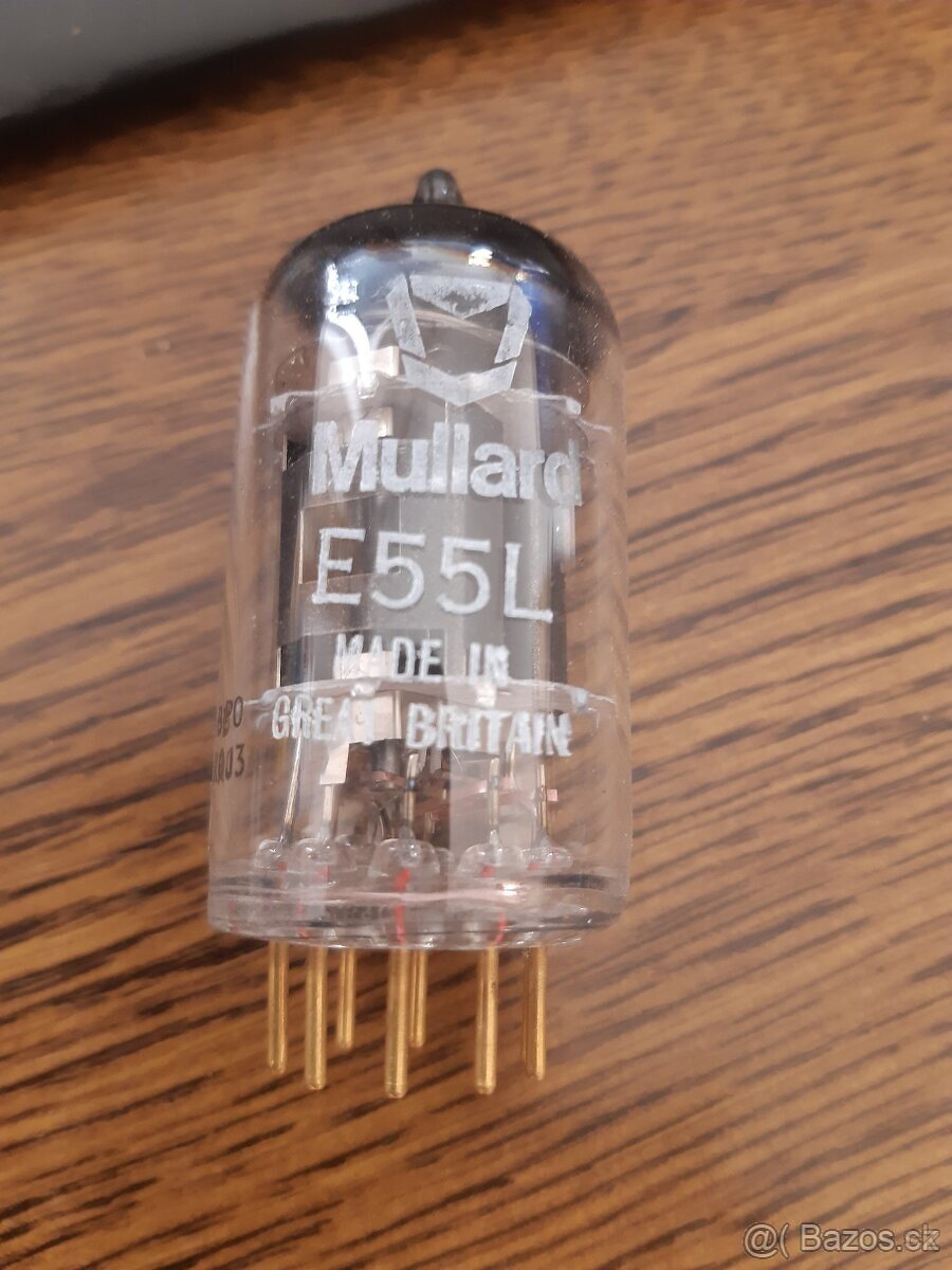 Elektronka E55L Mullard pozlatena nepouzita