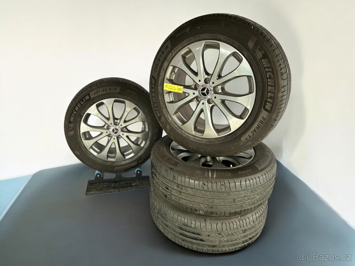 Zánovní originální alu kola Mercedes 5x112 r18 + 235/60r18