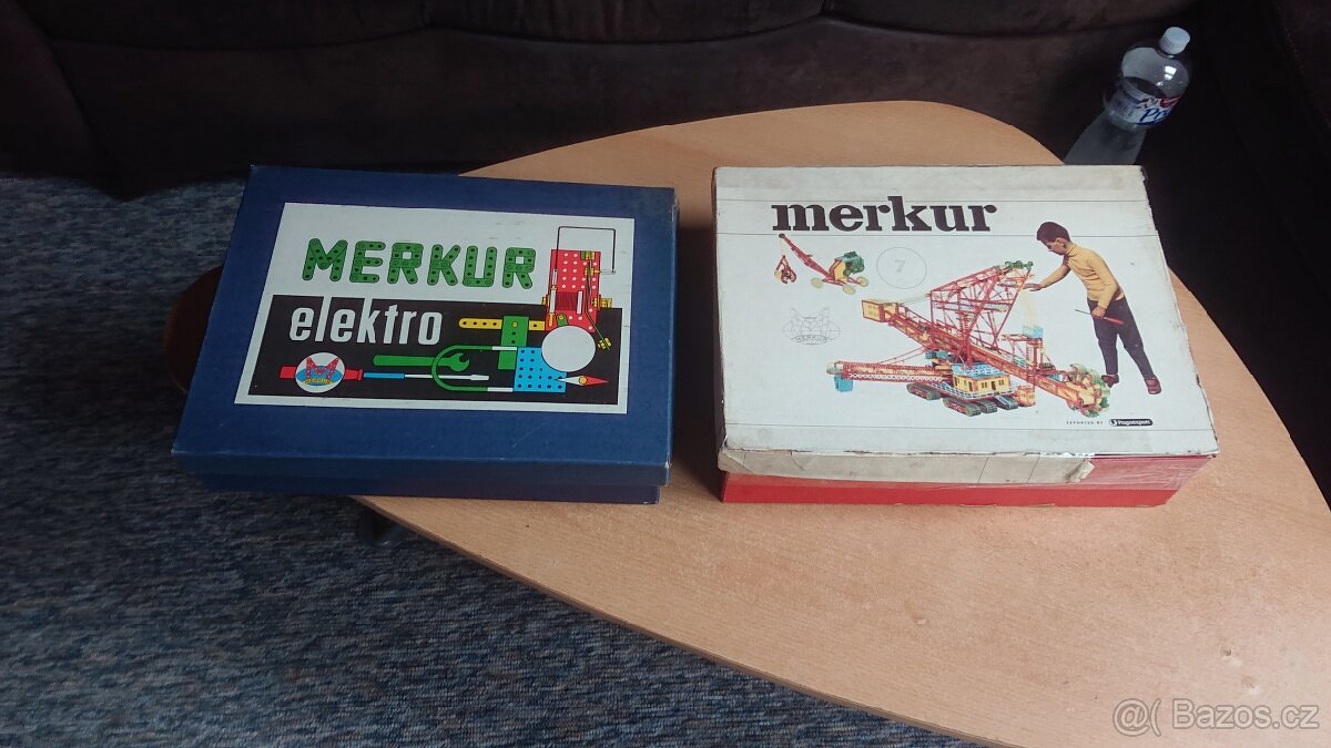 2x stavebnice Merkur z 80.let