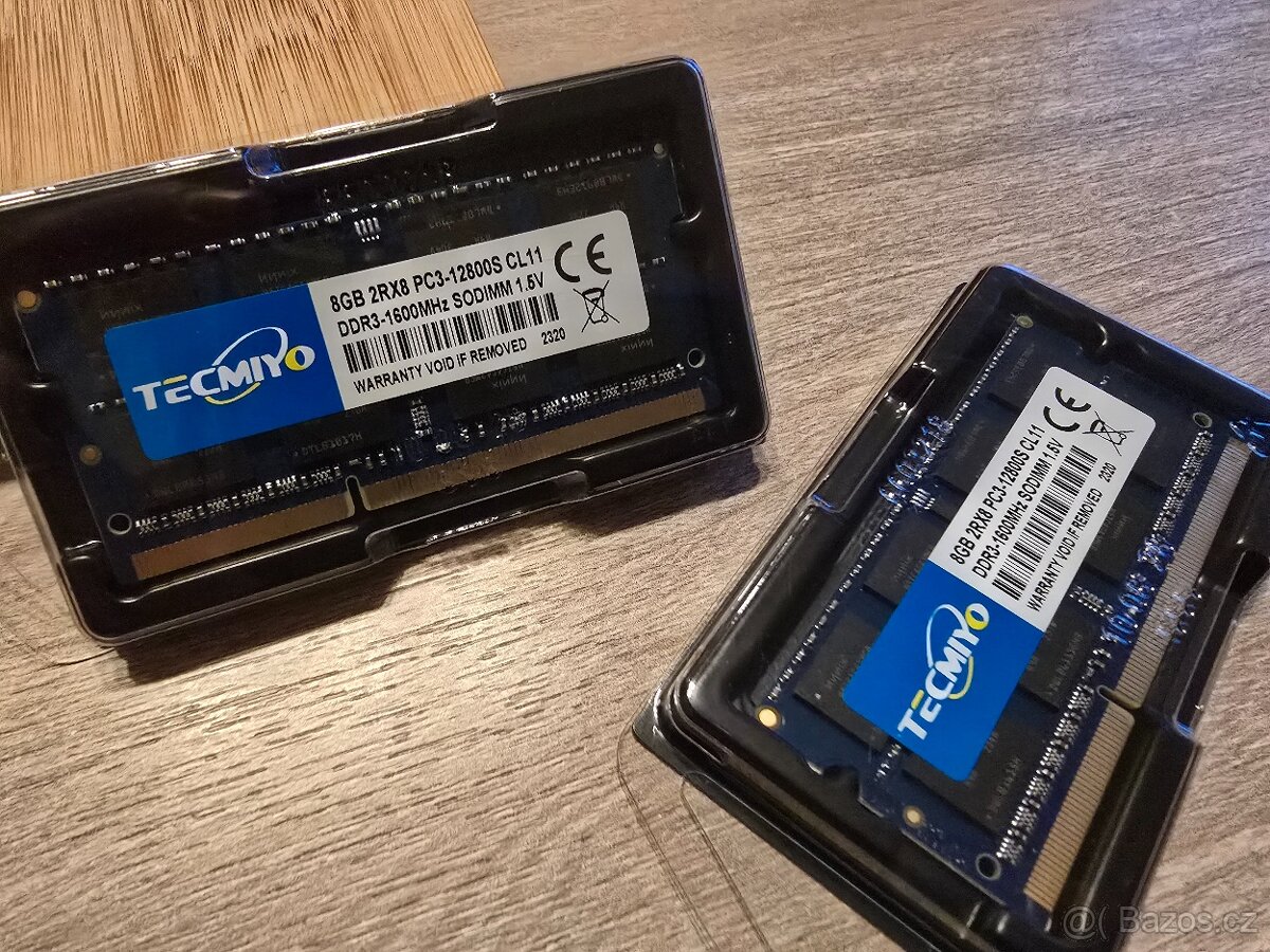 Notebook ram 8GB DDR3 1600MHz 1.5V