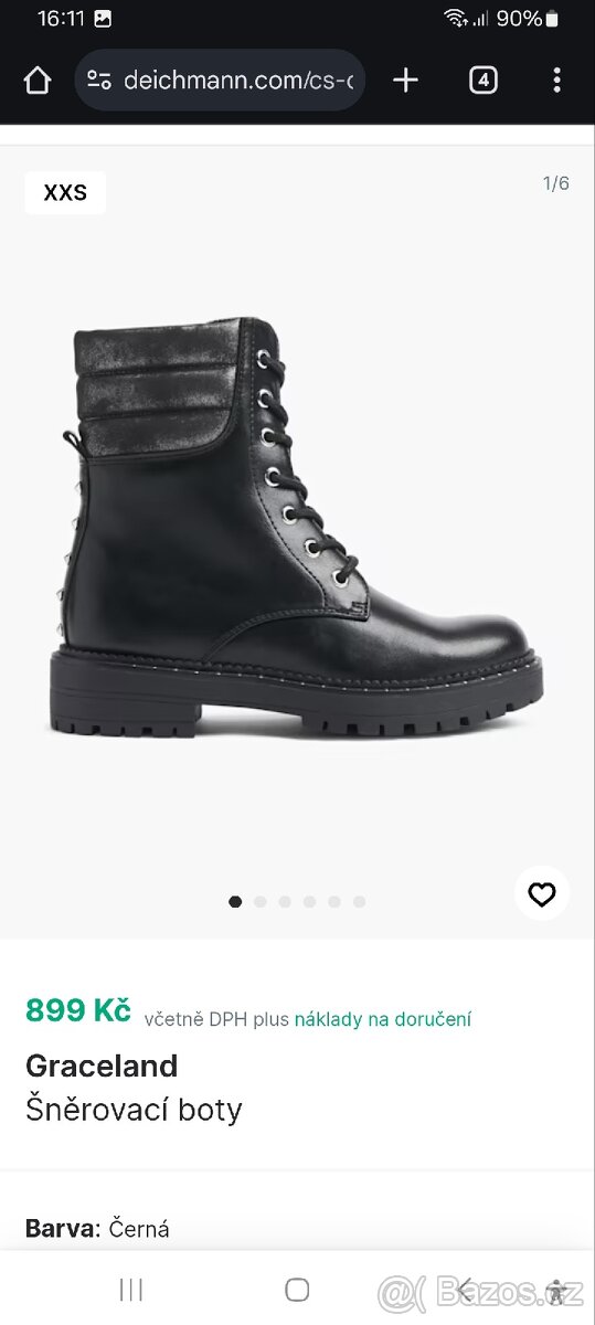 Dětske zimní boty Graceland vel.37