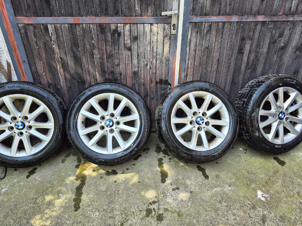 Alu disky s pneu BMW 7jx16 et47