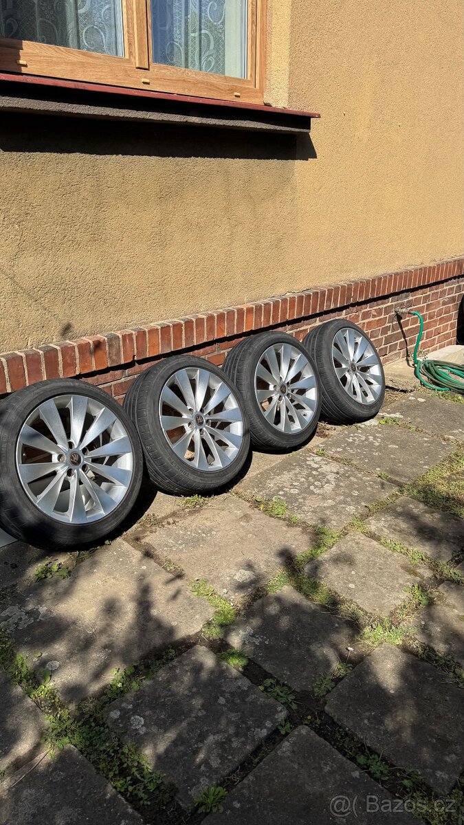 Alu kola 18” 5x112 + Letní pneu Tomket Sport