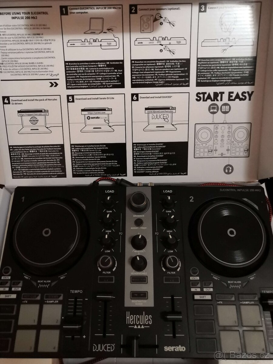 Dj mixážní pult,konzole. Hercules Impulse 200 mk2