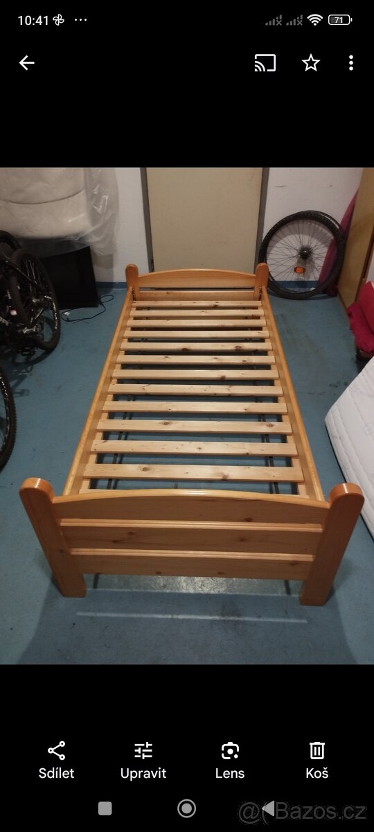 Prodam postel z masivu 90x200