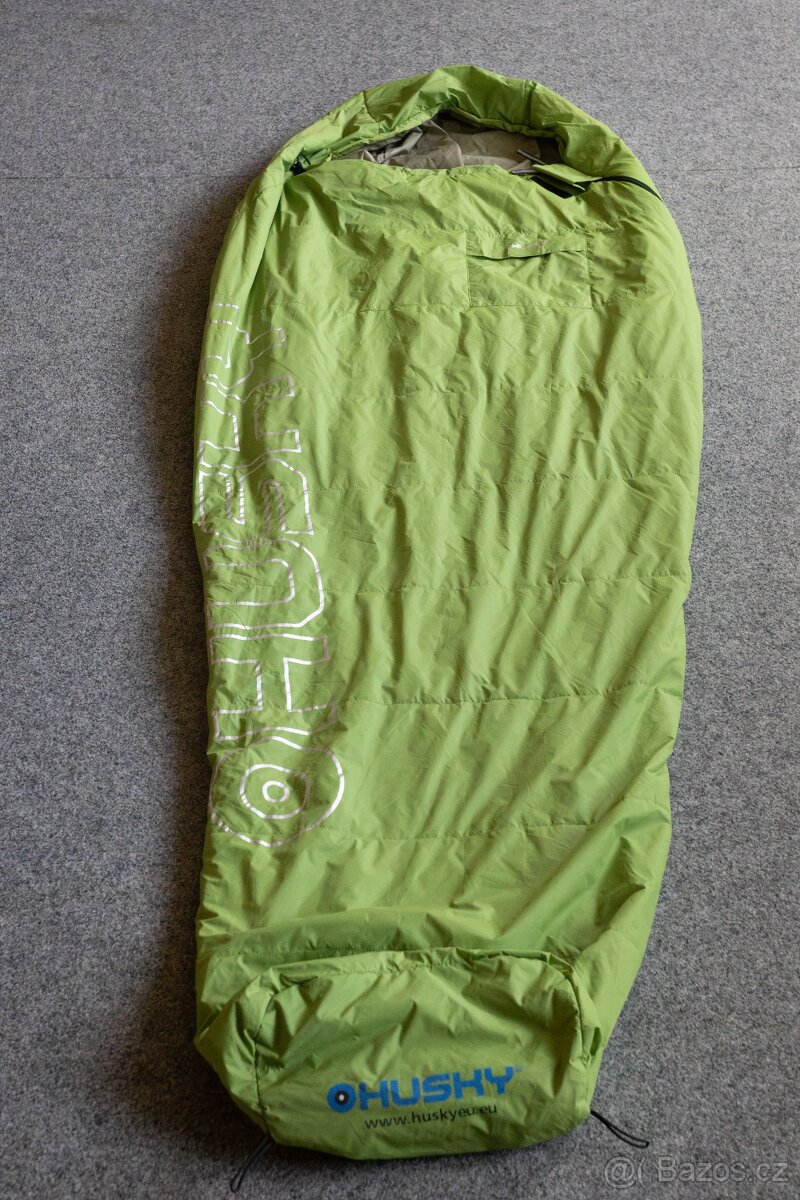 Ultralehký letní spacák Husky Mikro +2°C/levý zip